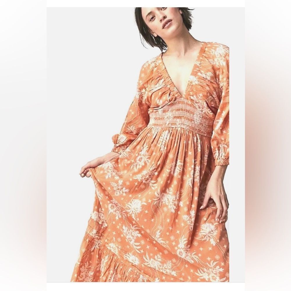 FREE PEOPLE Dress Golden Hour Maxi Dress - Picture 1 of 7